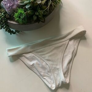 Victoria’s Secret white Crochet swim Bikini brief swimwear